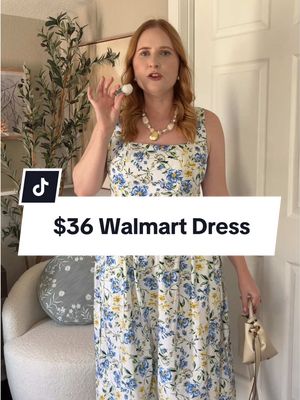 Love this $36 @Walmart dress! 💙🔗 tap my b!0 for details!! Z#walmarttryonhaul #walmartstyle #walmartdress #walmartfashion • walmart dress , Walmart spring outfit , walmart spring dress , walmart fashion finds 2026 • walmart try on • walmart fashion • walmart creator • Walmart style • floral spring dress 