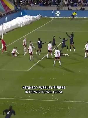 screaming, crying, throwing up ‼️  @kennedy wesley’s first @U.S. Soccer  WNT goal 🤩🇺🇸 #goal #uswnt #Soccer #kennedywesley 