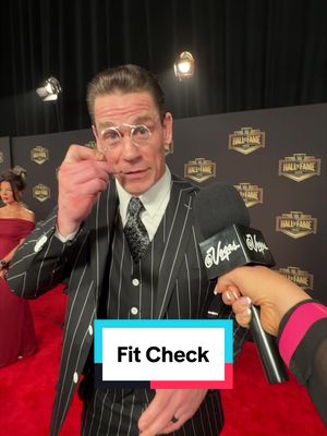 A Vegas fit check, @WWE Hall of Fame edition with @John Cena  #WWE #WrestleMania42 #VegasSports #WWEHOF#wwehalloffame
