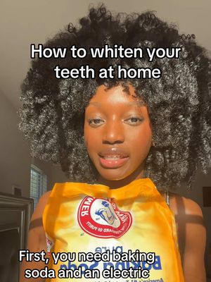 Replying to @Esther | Lifestyle Diary Amy favorite hack for whitening teeth at home is a little baking soda and water. Be sure to do this 1-2x a week if your teeth are sensitive and use toothpaste throughout the week also #whiteteeth #teethwhitening #oralhygiene #bakingsoda 