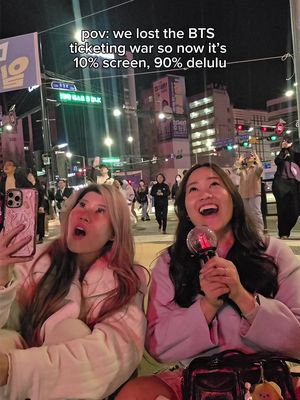 didn't win the ticketing war... but we found each other 🥺 hearing BTS live from outside the stadium hits different like... is this what heartbreak + happiness feels like at the same time  #btsarirang #btsconcert #btsarmy #btsbighitofficial #東京ドーム