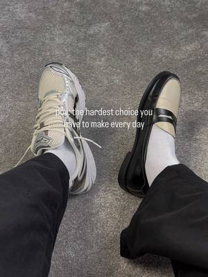 Life lately…. Which are you choosing? #mensfashion #asics #sneakers #loafers #fitcheck 