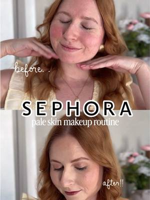 🤍 My go-to Sephora Sale routine with the *BEST* products for a fresh, glowy look that doesn’t feel too heavy. 🔗 on my @shopmy.us 💋 everyday makeup for pale skin, neutral makeup look, fresh makeup look, dewy makeup routine, no makeup makeup look, spring beauty favorites, Sephora recommendations, best Sephora makeup, fair skin beauty #sephorasale @sephora #sephorasquad #sephoraspringsale #sephorasavingsevent #paleskinmakeup 