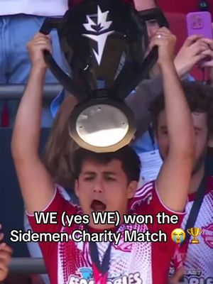 WE won the Sidemen Charity Match 😭🏆 (Twitch - StableRonaldo) #fyp #stableronaldo #sidemencharitymatch 