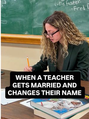 her middle name is still the same though @themichobrothers #americanhighshorts #highschool #teacher #comedy #skit
