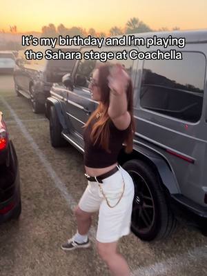 Happy birthday to me!!! Lol #coachella @girlmath4ever @coachella 