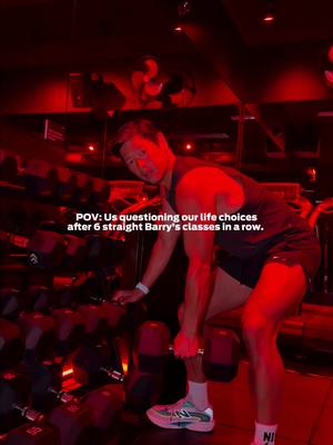 If this is you, don’t panic. 🥵🔥The last day of Hell Week is TOMORROW. 🏁 ⠀⠀⠀⠀⠀⠀⠀⠀⠀ 🔥tip: Not at 7 classes just yet? Double down and HIIT two today or tomorrow to cross the finish line. #Barrys #HellWeek