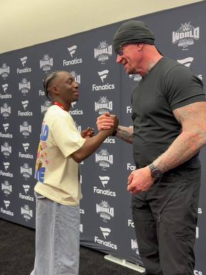 I met the Undertaker😳😤 @WWEGames #wwe2k26 #WrestleMania 