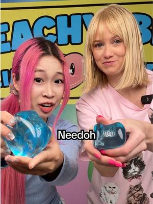 we tried every tool to break a needoh and our hands won 🙌 Peachybbies.com restocks with slimes Friday at 7pm EST! ✨🎉