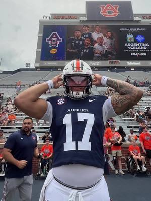 Lookin’ good, @Byrum 🔥 #WarEagle #ADay #Auburn #Football 