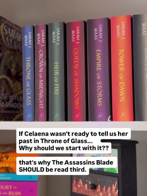 ya so, this is all the reasoning you need. BUT ALSO, bc the queen, COUGH COUGH SJM HERSELF, states it should be read 3rd on her website. 🙂‍↕️🫡 PUBLICATION ORDER >> #throneofglass #tog #fantasybooks #BookRecommendations #throngofglassreadingorder