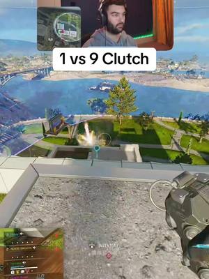 1 vs 9 Clutch! #bo7 #warzone