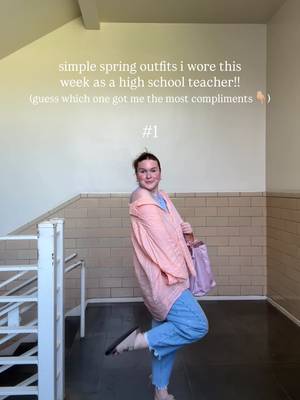 low effort teacher outfits this week! sometimes the burnout gets to be a little too real, so the outfits get simpler:) guess which ones you think my 9th graders liked the most!! (minion comments do not count lol)  @aerie @Free People @birkenstockza @Target Life & Style @American Eagle @abercrombie & fitch @BÉIS  #teachersoftiktok #teachertok #teacheroutfits #teacherootd #pastelvibes