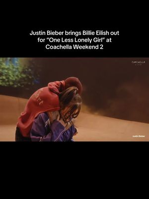 #JustinBieber brings #BillieEilish out for “One Less Lonely Girl” at #Coachella Weekend 2 (via @coachella @YouTube)