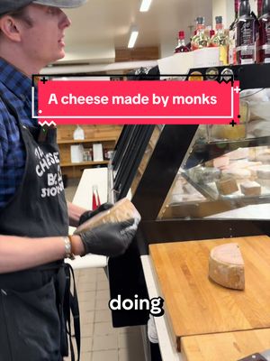 A cheese made by monks! Abbaye de Belloc #cheesestoreofbeverlyhills #cheesemonger #beverlyhills #cheesetok 