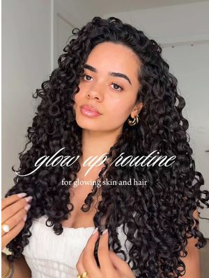 My fav maintenance things I do for glowing hair and skin! 🫧 this is my at home glow up routine that sets me up for the rest of the week #SelfCare #maintenanceday #selfcareroutine #curlyhairroutine   