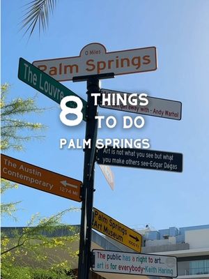 Coachella is coming!  Here are 8 things to do when you’re near Palm Springs Check it out ✨ #palmspringsstyle #palmsprings #california #coachella #calilife 