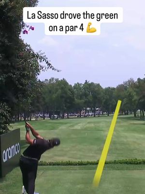 Common Michael La Sasso bomb #HyFlyersGC #LIVGolfMexicoCity