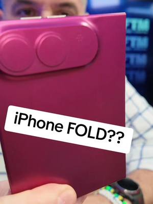 Is this Apple's upcoming foldable? I've got my hands on the dummy models ahead of the September launch.. #apple #iphone #fold #ultra #dummy 