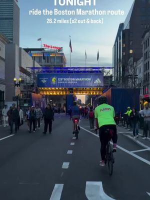 who’s going out there tonight despite the rain?! every year thousands of riders bike the Boston Marathon route the night before the race! If you’re out there riding tonight good luck and be safe! #makebostonhome #thingstodoinboston #bostonmidnightriders #bostonmarathon