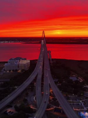 🌅 This sunset looked a little different tonight