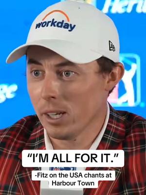 “There’s no better feeling than coming out on top against that.” Matt Fitzpatrick weighs in on the USA chants that were going against him in the final round of the RBC Heritage.
