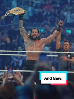 That World Heavyweight Champion  belt looks good on Roman Reigns. @WWE #WrestleMania 