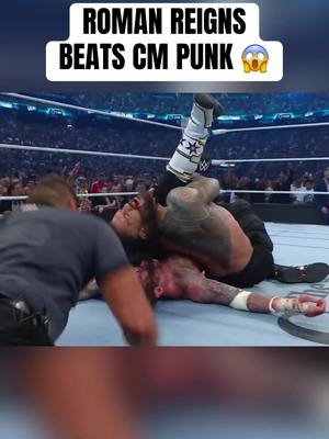 THAT’S MY TRIBAL CHIEF 😤🐐 @WWE #romanreigns #cmpunk #WWE #WrestleMania #andnew 