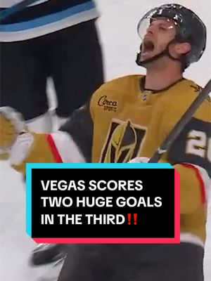 just like that the Golden Knights are back in business‼️ #NHL #VegasGoldenKnights #StanleyCup #hockey #sports 