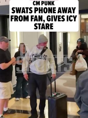 Safe to say CM Punk is no happy camper after going down in flames to Roman Reigns at WrestleMania 42, the WWE star got into an altercation with a fan, delivering a major smackdown to the man's phone! 📱💥 MORE AT LINK IN BIO 🎥