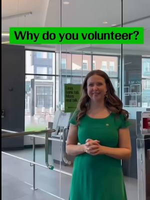 Volunteering is about making time for what matters most—people. Hear why our team gives back to the communities we serve, and maybe you'll feel inspired to do the same. #NationalVolunteerWeek      TD Bank, N.A., Member FDIC