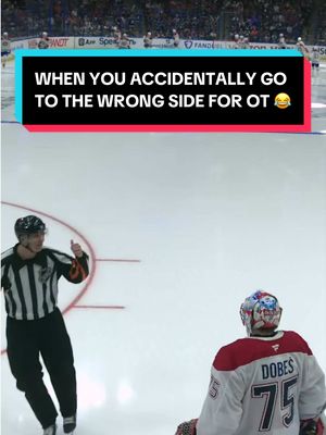 ooopsie 😅 #NHL #hockey #StanleyCup #MontrealCanadiens #JakubDobes 