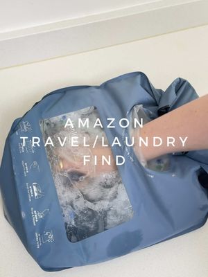 Amazon Travel/Laundry Finds 🧼👚 #travel #amazonfinds #laundry #asmr #satisfying 