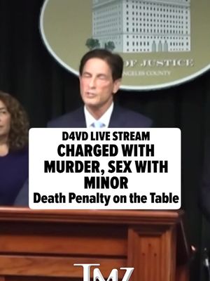 🚨 D4vd has been charged with first-degree murder with special circumstances in the death of 14-year-old Celeste Rivas—making him eligible for the death penalty—along with charges of lewd acts with a child under 14 and mutilation of a body. Prosecutors allege he killed her on April 23, 2025 after she was last seen at his home, and that her body was later found in bags in his Tesla, with the motive tied to silencing her as a witness to protect his career.