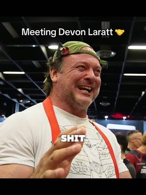 So nice meeting the GOAT #devonlaratt #armwrestling #eastvswest #strength @Ksenia Sadekova | Fitness 