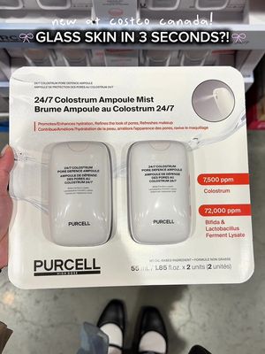 NEW KOREAN SKINCARE AT COSTCO 🇨🇦 FOR GLASS SKIN IN 3 SECONDS?! @purcell_us @Costco Wholesale  You can use it before or after makeup! It’s compact so I throw it in my purse and it keeps my skin smooth and refreshed! #Purcell #AmpouleMist #CraveKBeautyAtCostco #costcokbeauty #CostcoDeals *AD 