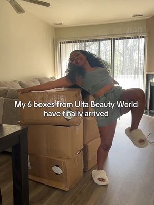 It’s Haullll timeeee 💞💞 I had collected so much stuff from Ulta beauty world that I had to ship 6 boxes back home to Michigan  Are yall ready for this haul?  #ultabeautyworld#ultabeautyworldhaul#ulta#beautycontent