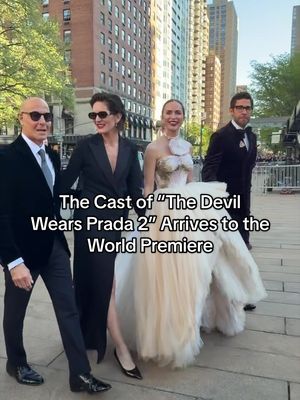 Oh, don’t be absurd. Everyone wants to be them. The stars of #TheDevilWearsPrada 2 including #annehathaway, #MerylStreep, #EmilyBlunt, and #StanleyTucci have arrived to the New York premiere of the film. Head to the link to see all of tonight’s red carpet arrivals.