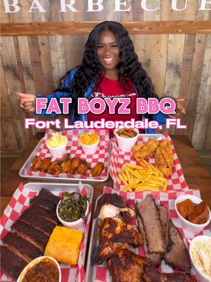 REAL BBQ in Fort Lauderdale 🔥  @Fat Boyz BBQ tood the assignment 😮‍🔥 The meats? BUSSIN The sides? HIT The homemade sauces?? NEXT LEVEL 😩🔥 If you love authentic BBQ… you NEED to try this spot 👀 📍 706 S Federal Hwy, Fort Lauderdale, FL 33316  #FortLauderdaleFood #BBQTiktok #FoodieTok #BrowardCounty #EatWithMe   
