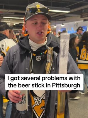 How do we not have lefty beer sticks!?! #pittsburgh #pittsburghpenguins #NHL #hockey #sporys 