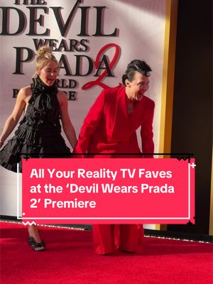 Is this an episode of #TheTraitors ? No, it’s just a perfect assembly of #RealityTV icons at the #DevilWearsPrada2 red carpet! 