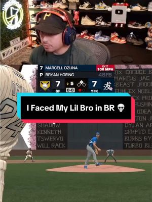 I Faced My Lil Brother in BR 💀 #fyp #yfk #mlbtheshow26 