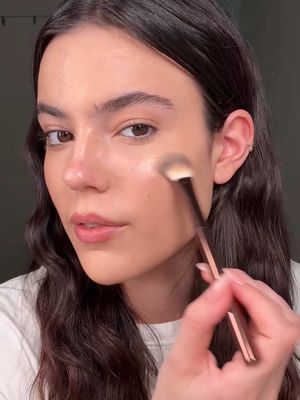 The perfect glowy base using Olivia Dean's @Hourglass Cosmetics complexion edit ✨ #ad #glowymakeup #grwm #hourglasscosmetics