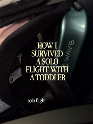 Solo flight with a toddler is noooo joke 🫣🤣 