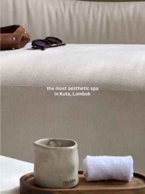 much needed self care morning at @glazelombok after surfing every day for a week, I really needed taking care of my body, lower back and energy 🤍 the most aesthetic spa in Kuta, Lombok 🫧 Glaze, House of Wellness
