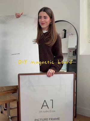 DIY magnetic board 🫶🏼 #diyhomeprojects #diyinterior #homeinspo #homeimprovements #homedecor 