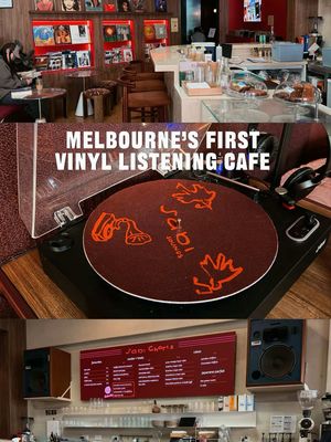 Melbourne’s first vinyl listening café with private listening booths 🎧🎶 #sabisounds #melbourne #melbournecafe #melbournethingstodo #thingstodoinmelbourne 