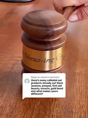Replying to @ariane we really wanted to use this gavel so forgive the dramatic entrance 😅 why Skin Mercy is different… and she’s finally live on TikTok Shop! We love evidence-based ingredients, and we’re in good company with brands that use colloidal oatmeal! Our senior innovation manager Becca Perry (who happened to formulate this gorgeous recovery cream) explains why Skin Mercy is different. Skin Mercy which is FINALLY on TTS is a must-buy if… - You have sensitive or easily sensitized skin - Are looking for a calming cream that has a gorgeous texture - Are on a budget of $38 :)  - Aren’t looking for firming peptides or anything too rich - Are acne-prone but want a richer cream or are looking to mitigate the intensity of acne medications like topical tretinoin  - LOVE an aluminum tube  - Want a moisturizer packed with soothing antioxidants Skin Mercy layers beautifully under makeup and sunscreen and is also perfect to wardrobe with Air Angel and Instant Angel. All depends on how you want to approach moisturization! #ski#skincareo#soothingmoisturizerr#perioraldermatitistioxidants 