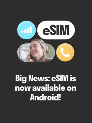 You asked. We delivered. eSIM is now live on Android 🎉 Activate TextNow Wireless instantly, right in the app. Getting connected just got a whole lot faster—zero waiting, easy setup. Go get it. Available on ALL Android devices.