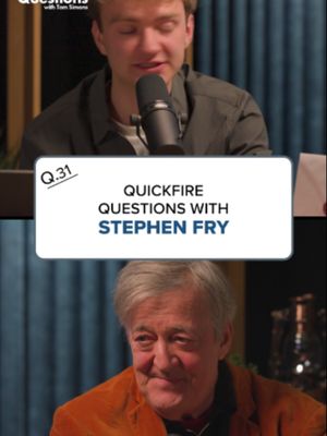 What's Stephen Fry's favourite swear word? #100questions #tommyinnit #stephenfry @tommyinnit